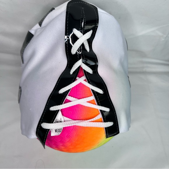 Luchador mask White/Black with hearts - Picture 3 of 7